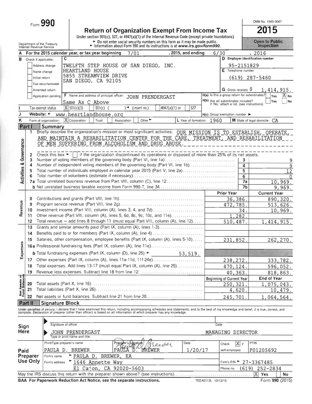 form 990 usc